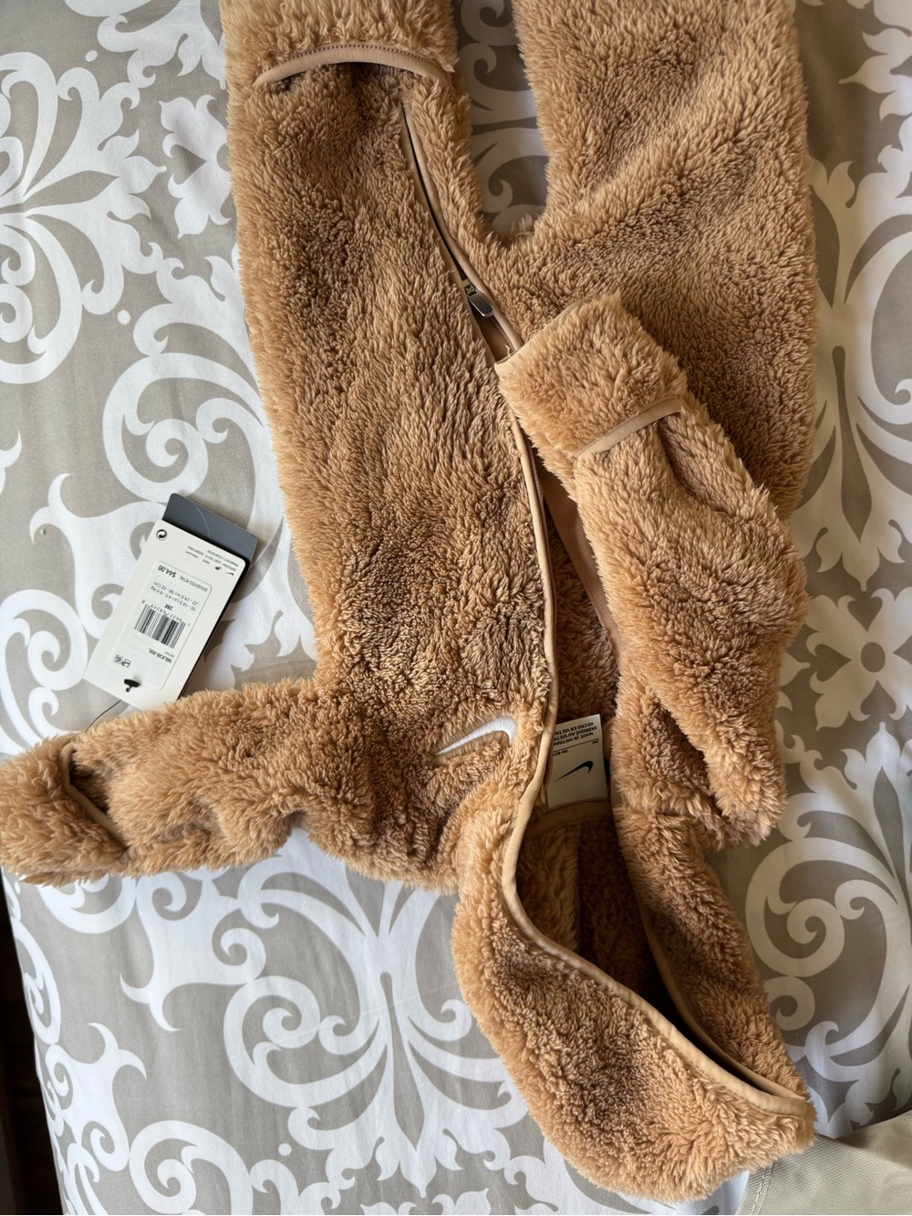 Nike Tan onesie Full-Zip Jacket